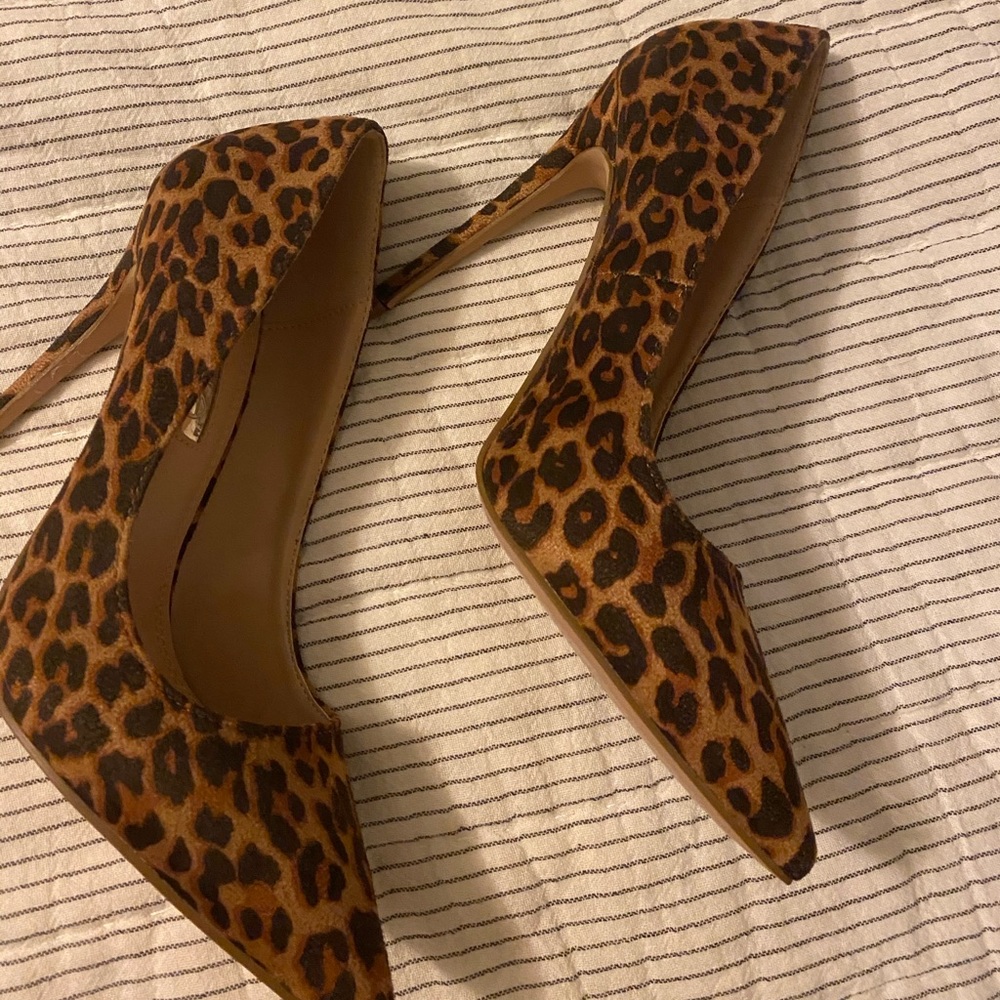 Cheetah print heels